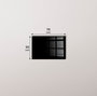 Wallity Cuadro Decorativo Multicolor de Cristal Templado 50 x 70 cm